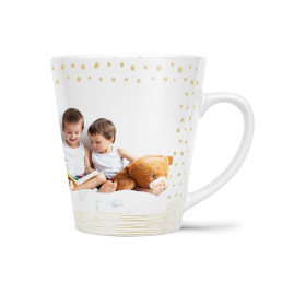 Fotohrnček latte malý - originálny darček - Jemný neutral